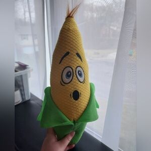 Nanco Corn Cobb Ear Husk Plush 16" Suprised Stuffed Soft